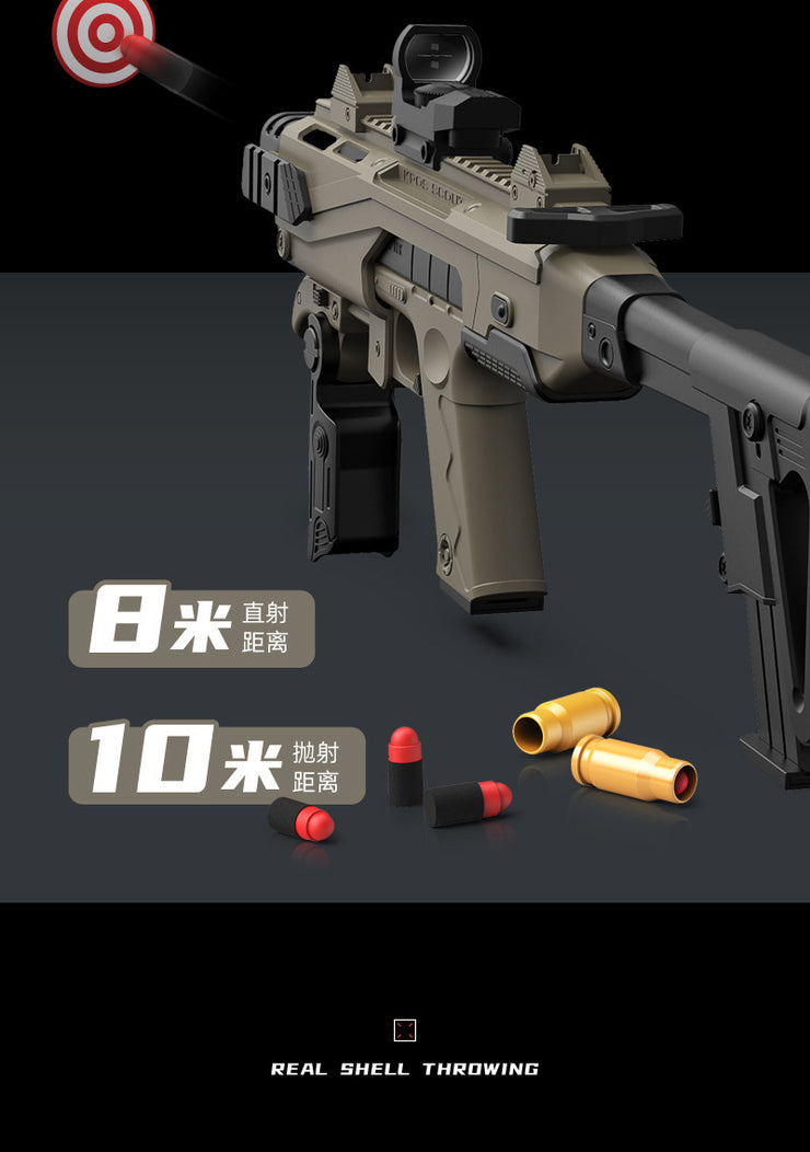 Children Toy Gun  DIY Assembly Sniper Rifle EVA Soft Bullet Manual