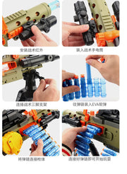 Toy Gun for Kids M416 Electric Blaster Burst Darts Soft Hole Head Kids Game Children Birthday Gift