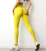 PANXD Yoga Pants Women Leggings For Fitness Nylon High Waist Long Pants