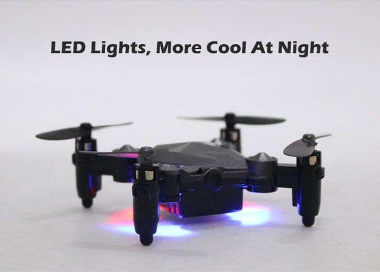 Foldable Mini Quadcopter Gravity Sensing Flying Drone 360 Degree Rotating Aerobatics Watch Design RC Toys