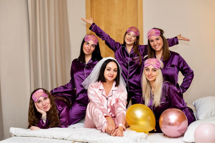 PANXD Womens Silk Satin Pajamas Set