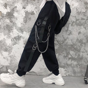 PANXD Unisex Harem Pants Hip Hop Casual Joggers Trousers  Streetwear