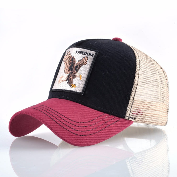 PANXD Animals Embroidery Baseball Caps Hip Hop Snapback
