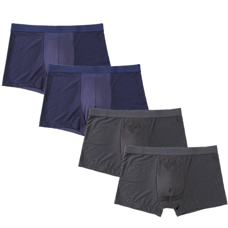 PANXD 4pcs/Lot Men Panties Shorts Boxers  Large Size Underwear
