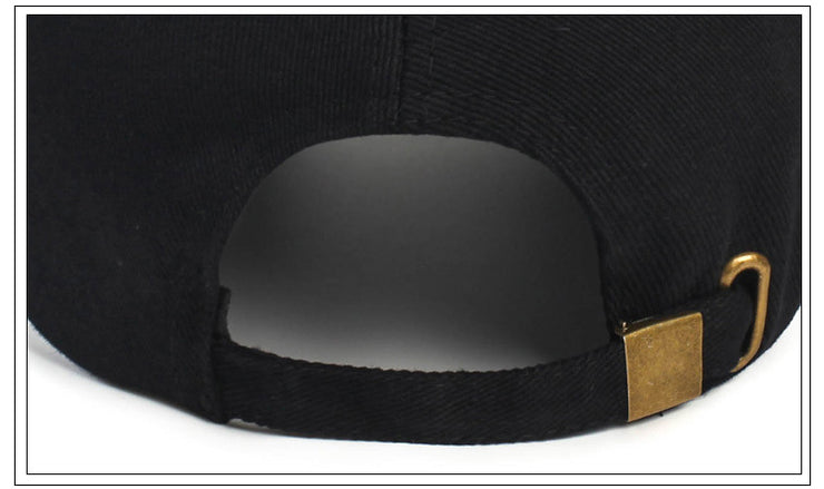 PANXD Solid Cotton Baseball Cap Adjustable Snapback