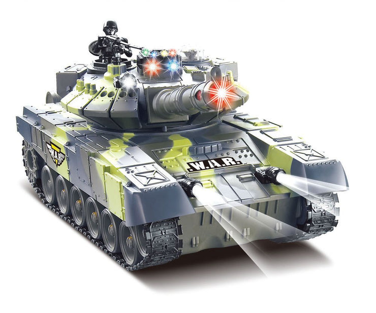 2pcs RC tanks 2.4G Fighting Battle Tanks with LED Realistic Sounds
