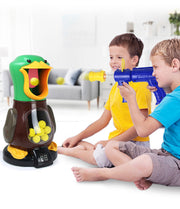 Kids Toys Shooting Duck Air-powered Soft Bullet Ball Electronic Scoring Game KidsToy Guns Birthday Gift