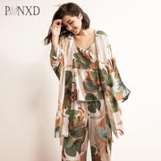 PANXD Women Comfort Loose Pajamas Set