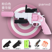 Children Toy Gun Electric Safe Soft Bullet Revolver Pistol Toy