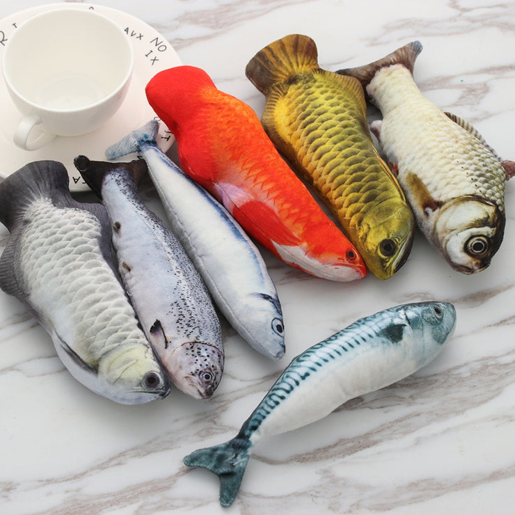 1Pc Lovely Soft Funny Artificial Simulation Fish Cute Plush Toys Stuffed Sleeping Toy For Little Kids
