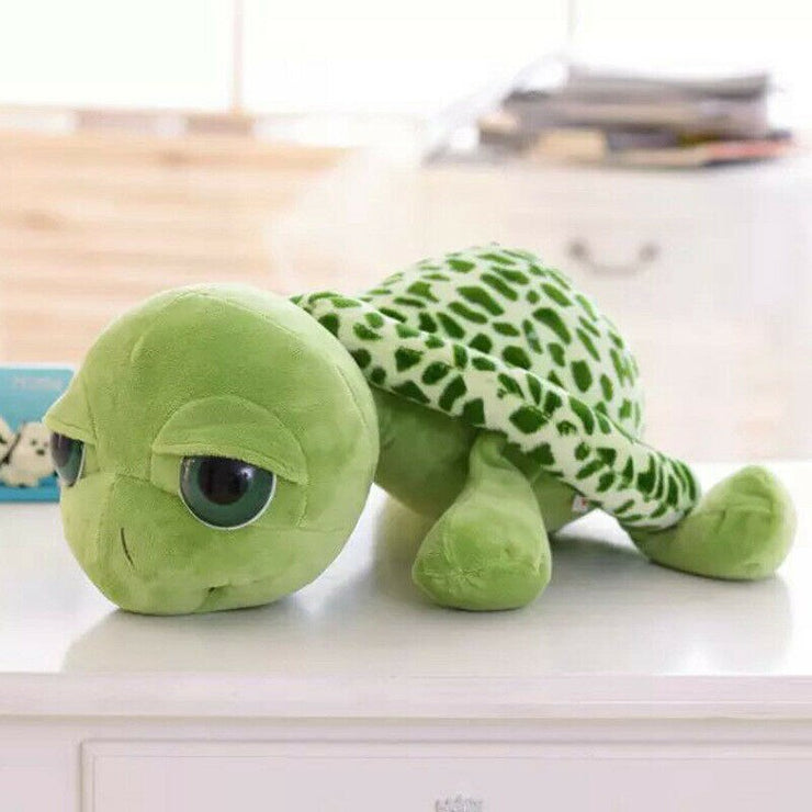 20cm Plush Toys Cute Green Big Eyes Stuffed Tortoise Turtle Animal Baby Toy Gift