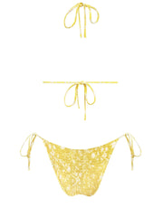 Triangle String Bandage Push Up Bikini Set