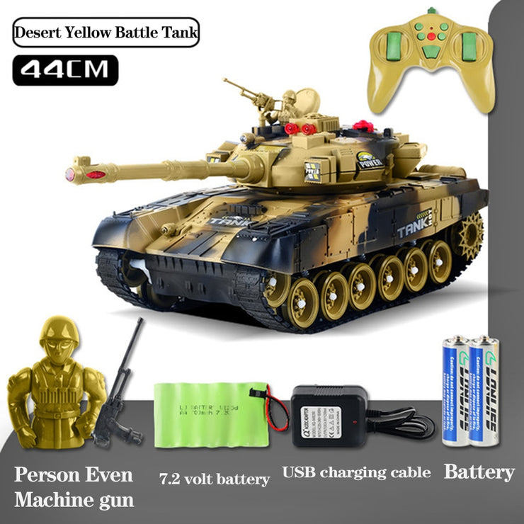 44CM RC War Tank Tactical Vehicle Military Battle Tank Model Sound Electronic
