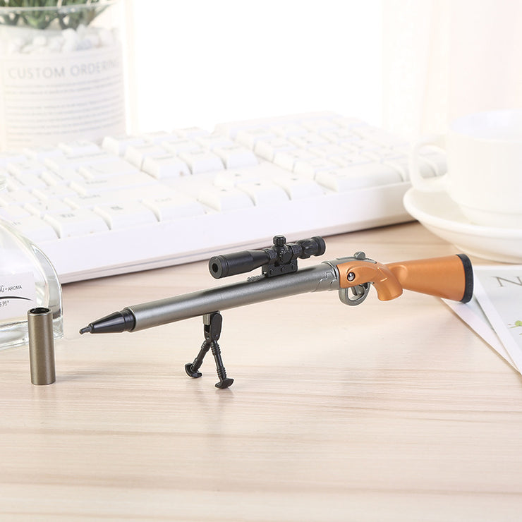 3pcs Plastic Rifle Gun Pen Shape Gel Pen Kawaii 0.5mm Black Ink Pen for Kids Gift School Office Supplies Stationery