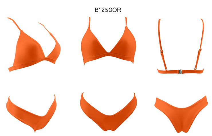 Halter Push Up Padded Bra Micro Mini Bikini Set