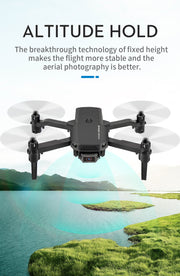 مهنة طائرة بدون طيار صغيرة جديدة بدقة 4k عالية الدقة بزاوية عريضة 1080P كاميرا واي فاي Fpv بدون طيار كوادكوبتر