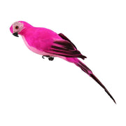 25cm 35cm Lifelike Parrot Simulation Toys Soft Cute Wild Bird Animals 6 Doll Birthday Color Children Gifts