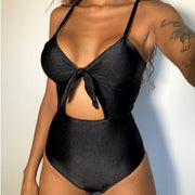 Hollow Out One Piece Swimsuit
