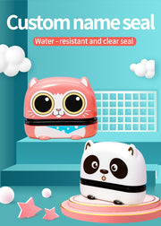 Cute Cartoon Children Seal Non Fading Fabric And Textile Stamps