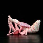 Pink Orchid Mantis Plush Toys Soft Insect Malaysian Orchid Mantis Stuffed Animals Toy