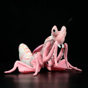 Pink Orchid Mantis Plush Toys Soft Insect Malaysian Orchid Mantis Stuffed Animals Toy