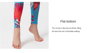 PANXD Colorful Printed Yoga Leggings women Sports Fitness Pants High Waist flower Leggings Beautiful Color Printed GYM Running Pants