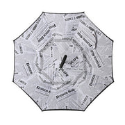 PANXD перевернутый ветрозащитный обратный зонт с защитой от ультрафиолета вверх ногами с C-образной ручкой