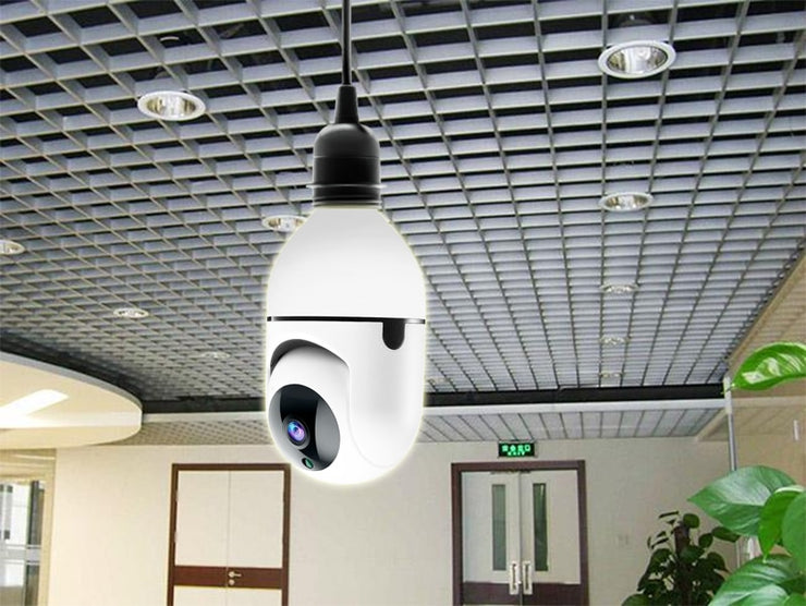 E27 Bulb Wifi Camera PTZ HD Infrared Night Vision Two Way Talk Baby Monitor Auto Tracking Ycc365plus for Home Security
