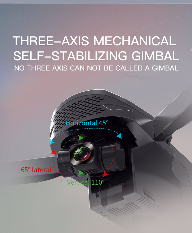 Three-Axis Gimbal Drone With 4K Professional Camera 5G GPS WIFI FPV Dron Brushless Motor RC Quadcopter