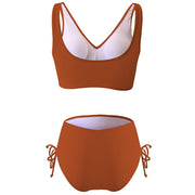 Conjunto de bikini de cintura alta PANXD