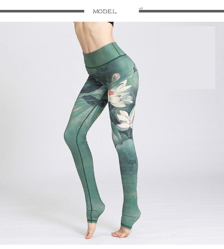 PANXD Printed Women Yoga Pants Dazzle Colour Yoga Outfits for Women Leggings Sport Women Fitness Tracksuit Female Sportswear