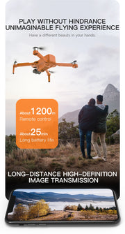 GPS Drone 4k Professional 8K HD Camera 2-Axis Gimbal Anti-Shake Аэрофотосъемка Бесщеточный складной квадрокоптер 1,2 км