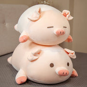 1pc 40-80cm Squishy Pig Plush Toys Stuffed Doll Lying Piggy Soft Plushie Pillow
