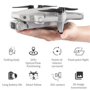 4K RC GPS Drone con cámara Dron 2 ejes FPV 5G Quadcopter Sin escobillas 1.2KM 28min Vuelo RC Helicóptero Drone