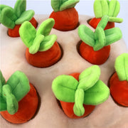 Vegetable Garden Carrot Plush Toy Pull Carrot Parent-child Interaction Education Toy