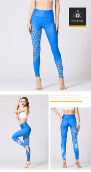 PANXD Impresso Yoga Calças Mulheres Cintura Alta Ginástica Vestuário para Mulheres Push Up Calças Leggings Sem Costura Esporte Fitness Treino