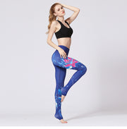 Штаны для йоги с принтом PANXD, женская спортивная одежда с высокой талией для женщин, колготки с эффектом пуш-ап, бесшовные леггинсы, спорт, фитнес, тренировка