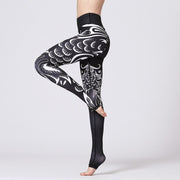 PANXD Printed Yoga Pants Women High Waist Gym Clothing for Women Push Up Tights Seamless Leggings Sport Fitness Workout