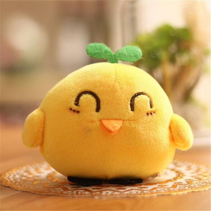 2pcs/lot 10cm Cute Chicken Plush Toys Small Pendant Stuffed Toy