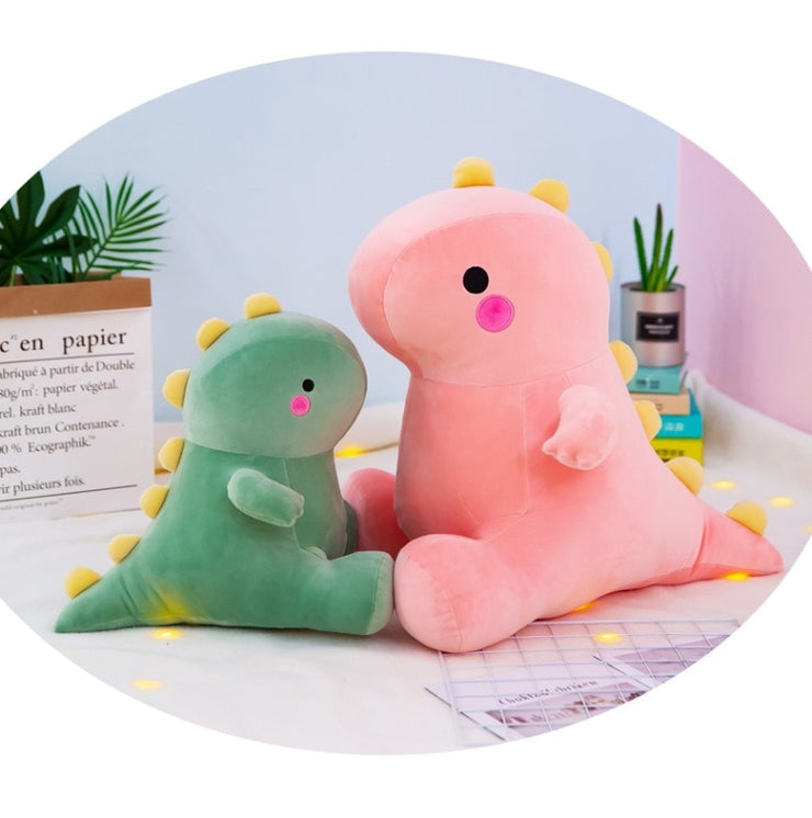 25-50cm Soft Dinosaur Plush Doll Cartoon Stuffed Animal Dino Toy for Kids Sleep Pillow