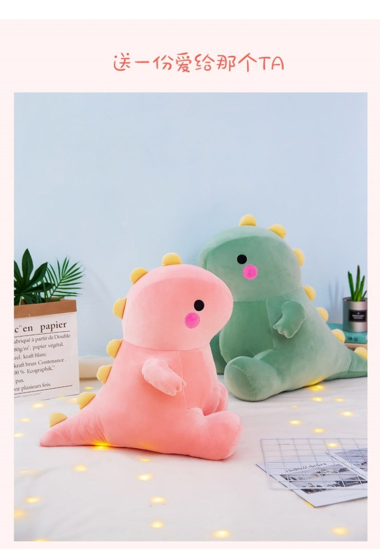 25-50cm Soft Dinosaur Plush Doll Cartoon Stuffed Animal Dino Toy for Kids Sleep Pillow