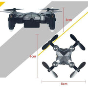 2.4G WIFI 480P Drone de bagagem mini quadricóptero dobrável controle remoto altitude manter transmissão em tempo real fpv drone RC de 4 eixos