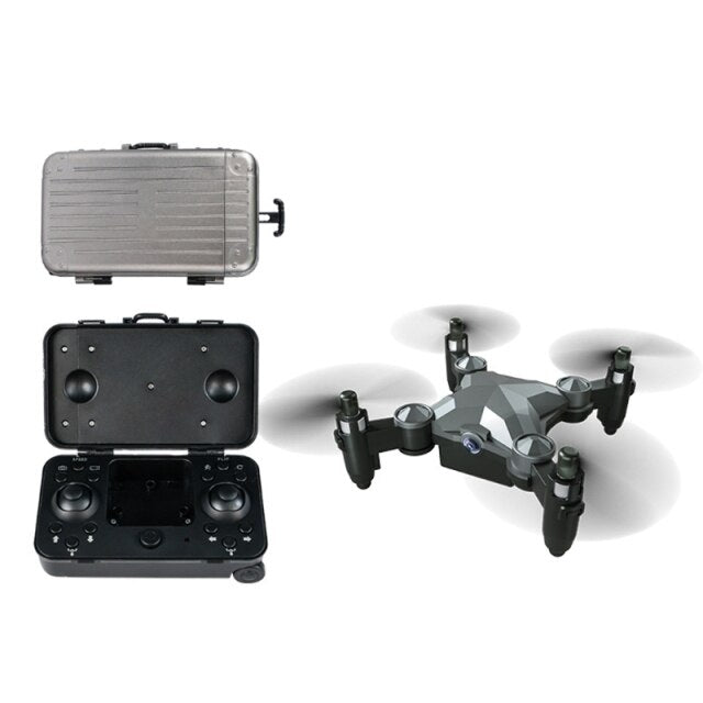 2.4G WIFI Luggage RC Drone FPV 4-axis Camera Mini Folding Quadcopter Remote Control Altitude Hold