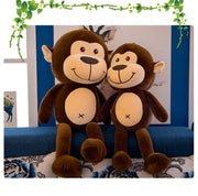 45-70 cm cute monkey doll plush toy soft stuffed pillow
