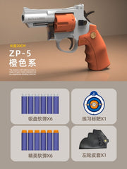 Children Toy Gun Safe Soft Bullet Revolver Pistol Toy