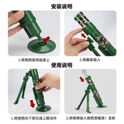 Children's Small Mortar Parent-child Interaction Green Jedi Mortar Cannon Children's Toy