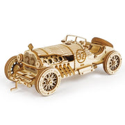 Assembly Toy Gift for Children Adult 1:16 220pcs Classic DIY Movable 3D Grand Prix Car Wooden Model Building Kit