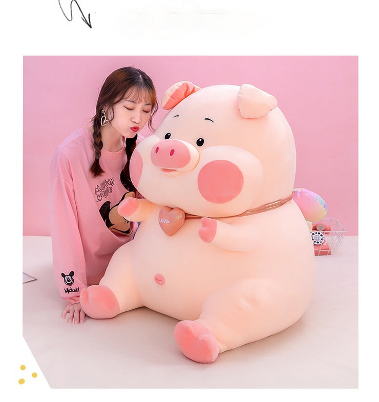 Cute Pig Soft Plush Toys Hugging Pillow Piggy Stuffed Doll