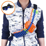 Kids toy Gun Accessories Soft Bullets Belt Shoulder Strap Clip Charger Ammo For Gun Storage Bullet Adjustable Dart Ammo Storage Toy