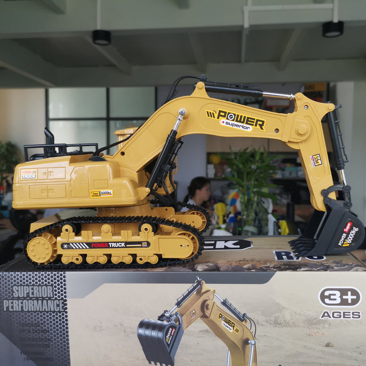 1/18 Rc Car 2.4G Rc Excavator Tractor Model Engineering Building Construction Toys